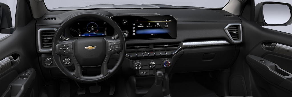Interior mostrando o painel da S10 cabine simples
